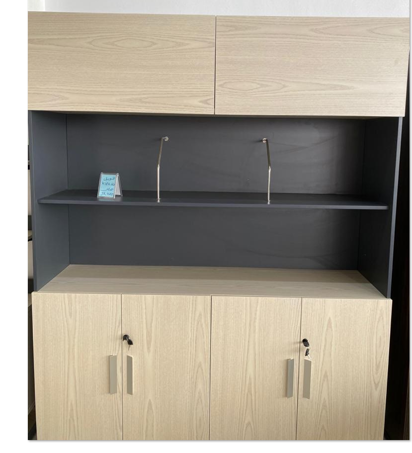 دولاب خشب رفوف كبير 